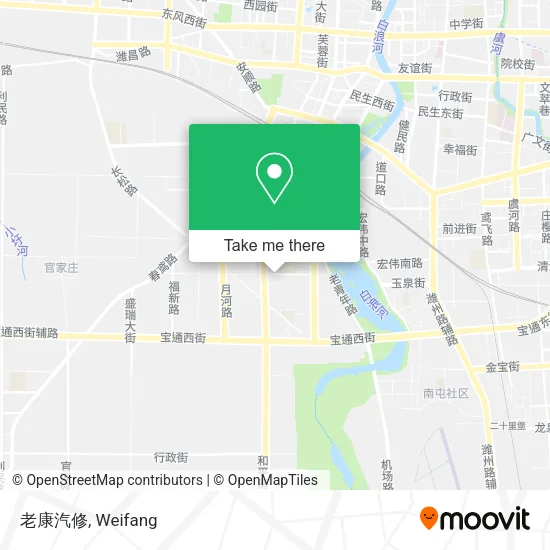 老康汽修 map