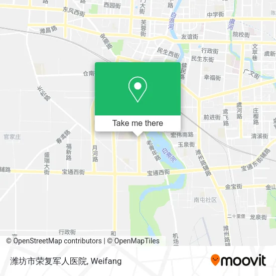 潍坊市荣复军人医院 map
