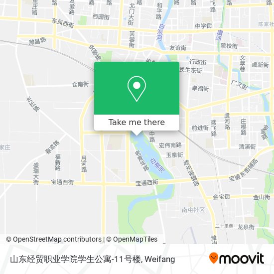 山东经贸职业学院学生公寓-11号楼 map