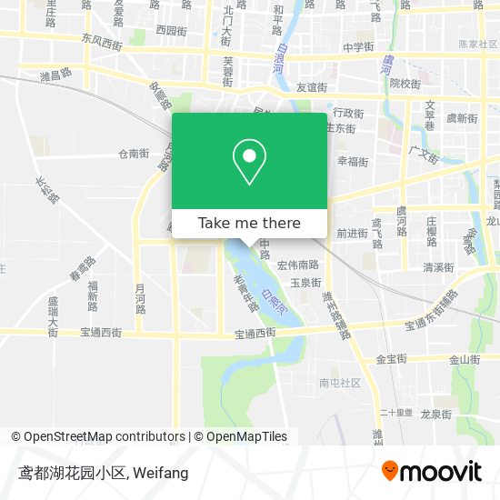 鸢都湖花园小区 map