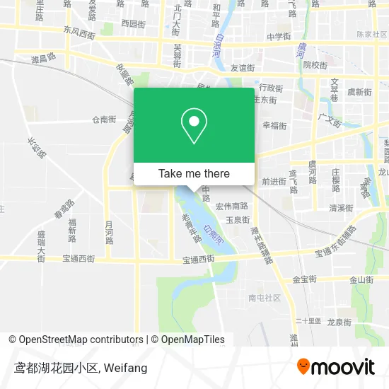 鸢都湖花园小区 map