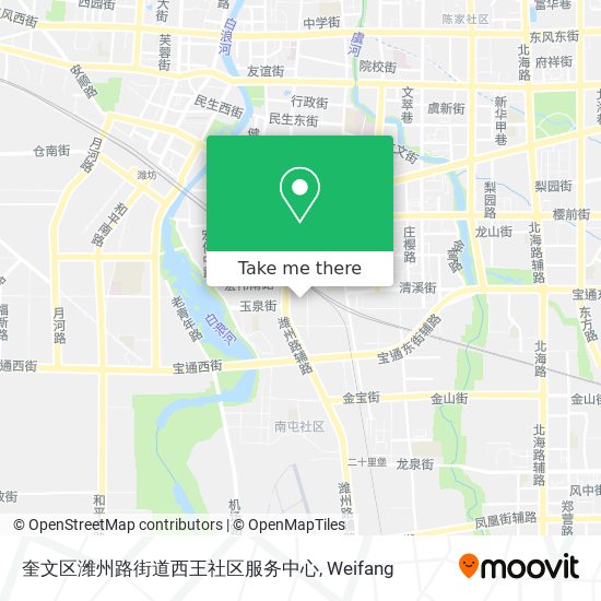 奎文区潍州路街道西王社区服务中心 map