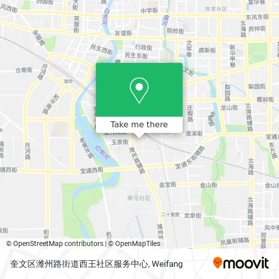 奎文区潍州路街道西王社区服务中心 map
