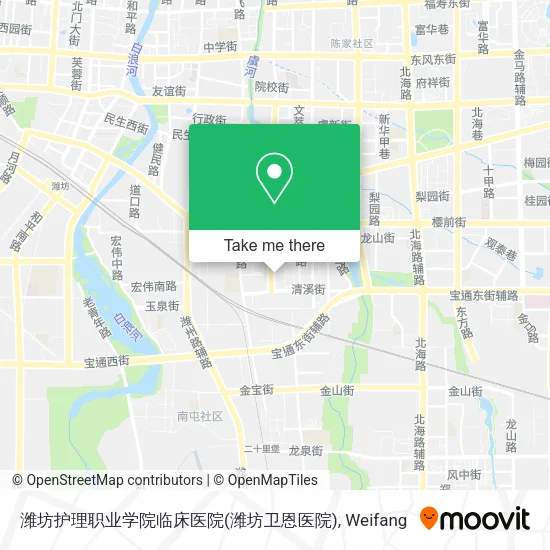 潍坊护理职业学院临床医院(潍坊卫恩医院) map