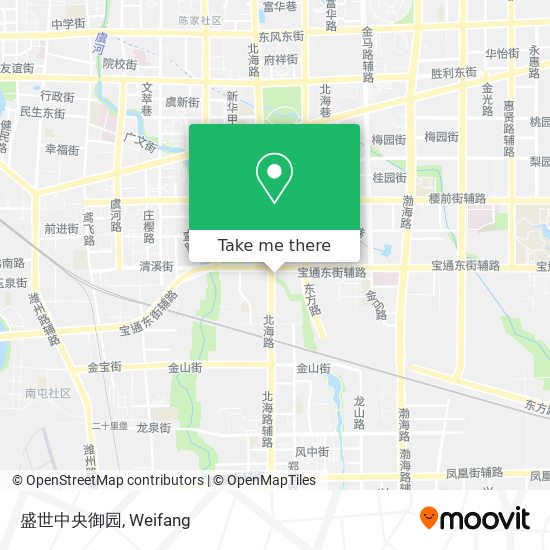 盛世中央御园 map
