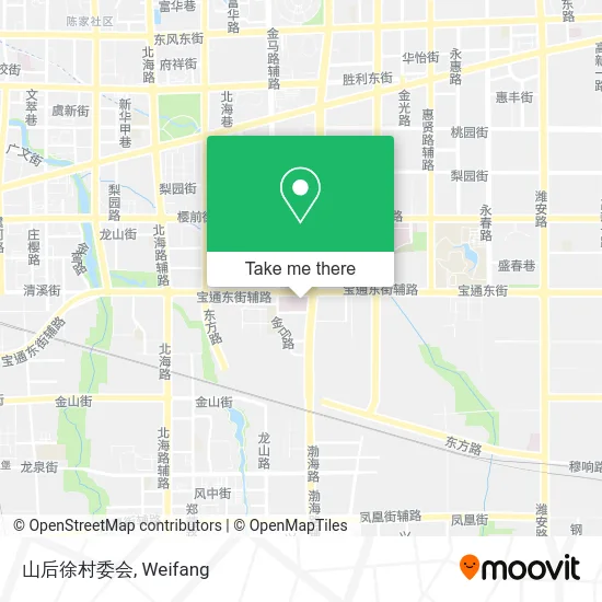 山后徐村委会 map