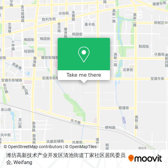潍坊高新技术产业开发区清池街道丁家社区居民委员会 map