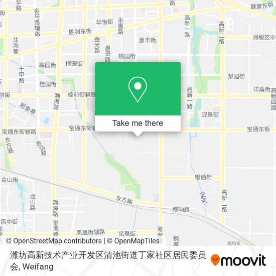 潍坊高新技术产业开发区清池街道丁家社区居民委员会 map