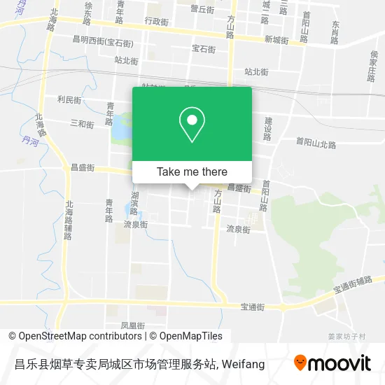 昌乐县烟草专卖局城区市场管理服务站 map