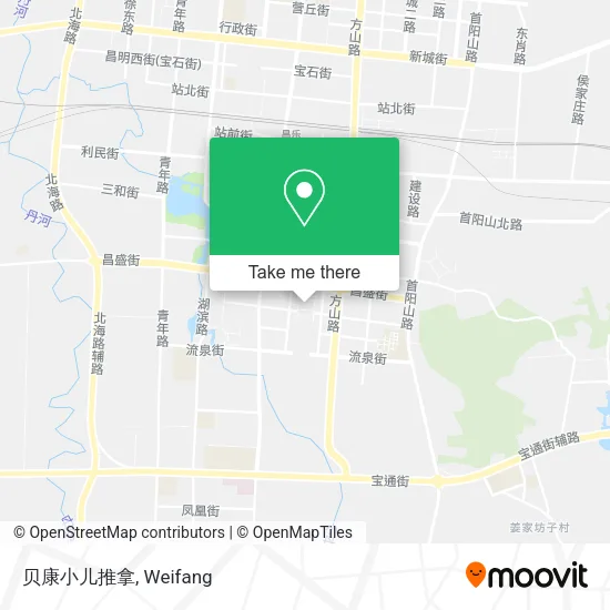 贝康小儿推拿 map