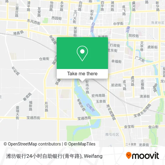 潍坊银行24小时自助银行(青年路) map