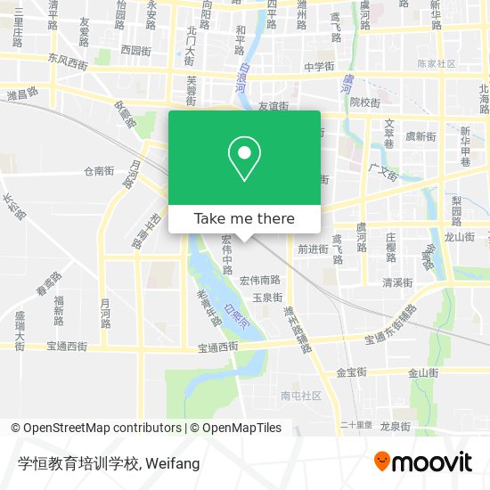 学恒教育培训学校 map