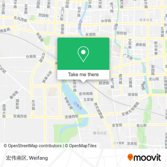 宏伟南区 map