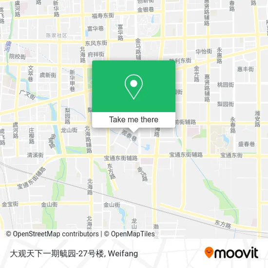 大观天下一期毓园-27号楼 map