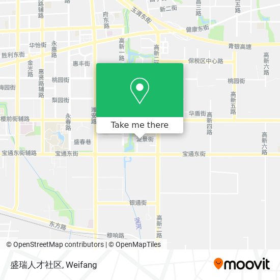 盛瑞人才社区 map