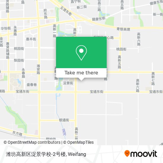 潍坊高新区浞景学校-2号楼 map