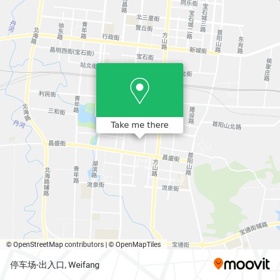 停车场-出入口 map