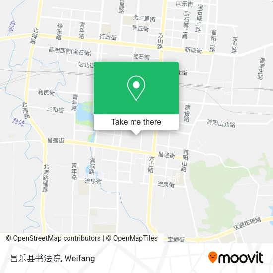 昌乐县书法院 map