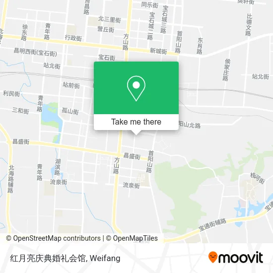 红月亮庆典婚礼会馆 map