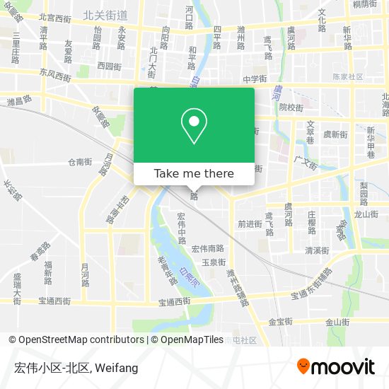 宏伟小区-北区 map