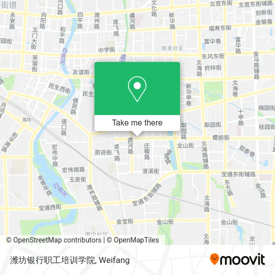 潍坊银行职工培训学院 map