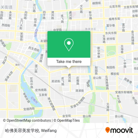 哈佛美容美发学校 map