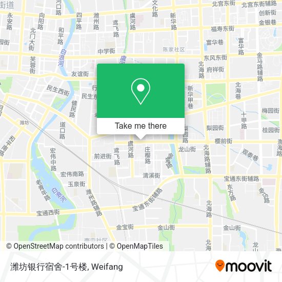 潍坊银行宿舍-1号楼 map