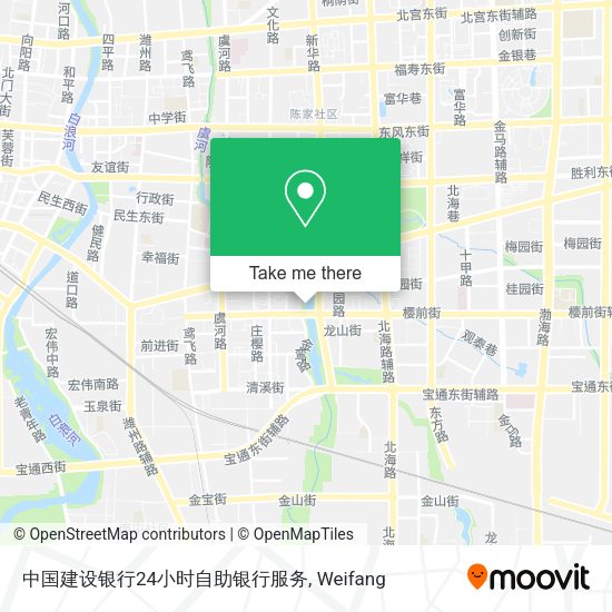 中国建设银行24小时自助银行服务 map