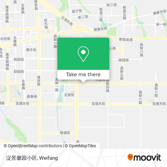 浞景馨园小区 map