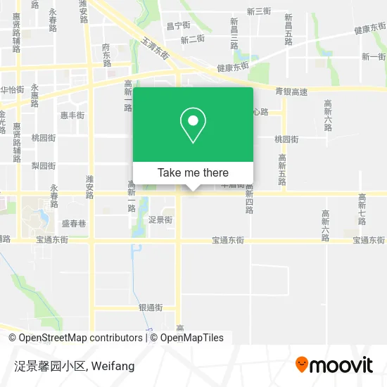 浞景馨园小区 map
