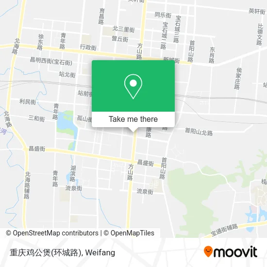 重庆鸡公煲(环城路) map