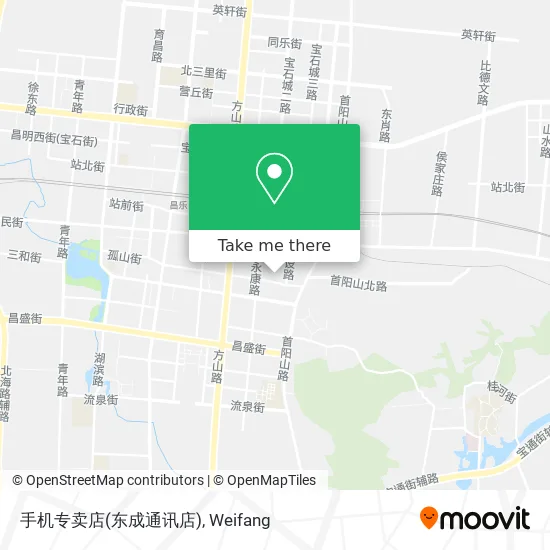 手机专卖店(东成通讯店) map