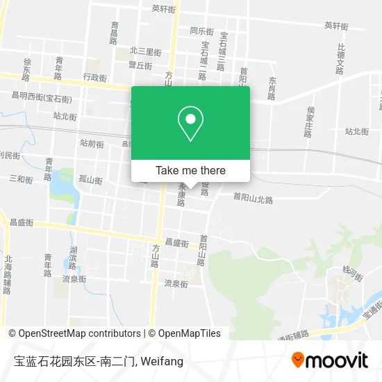 宝蓝石花园东区-南二门 map