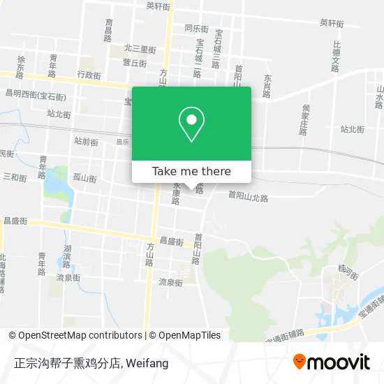 正宗沟帮子熏鸡分店 map