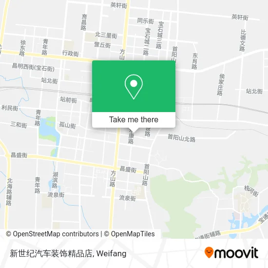 新世纪汽车装饰精品店 map
