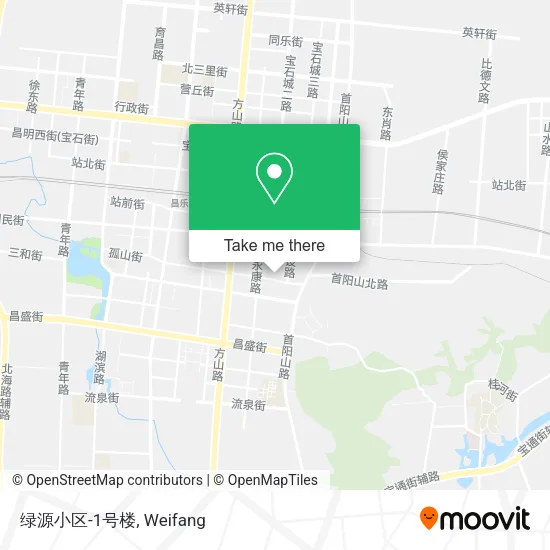绿源小区-1号楼 map