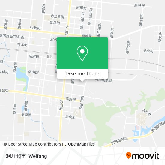 利群超市 map