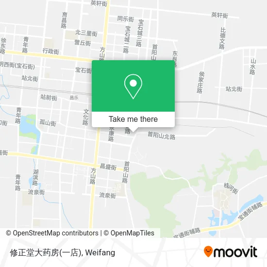 修正堂大药房(一店) map