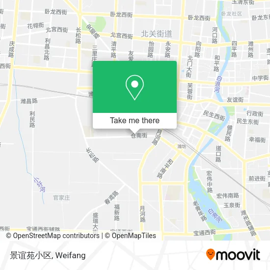 景谊苑小区 map