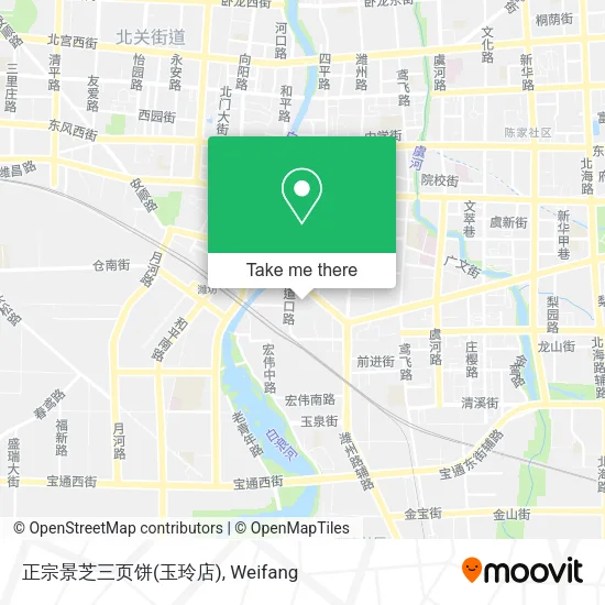 正宗景芝三页饼(玉玲店) map