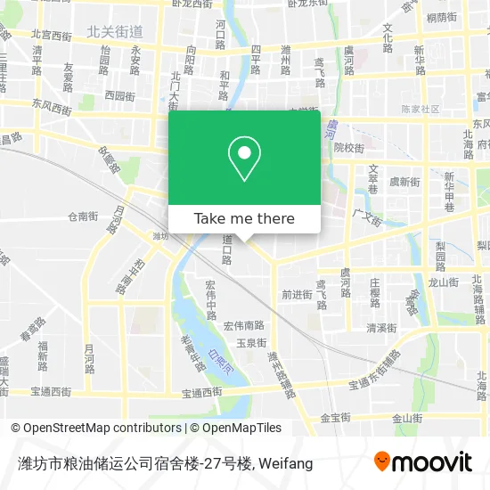 潍坊市粮油储运公司宿舍楼-27号楼 map