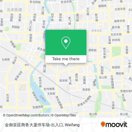 金御皇廷商务大厦停车场-出入口 map