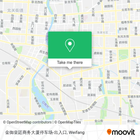 金御皇廷商务大厦停车场-出入口 map