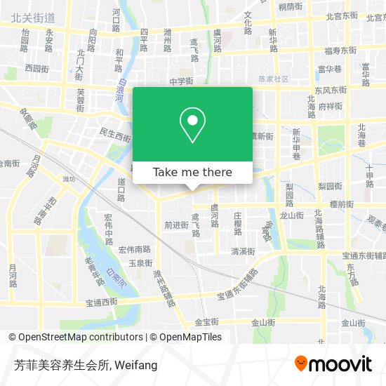 芳菲美容养生会所 map