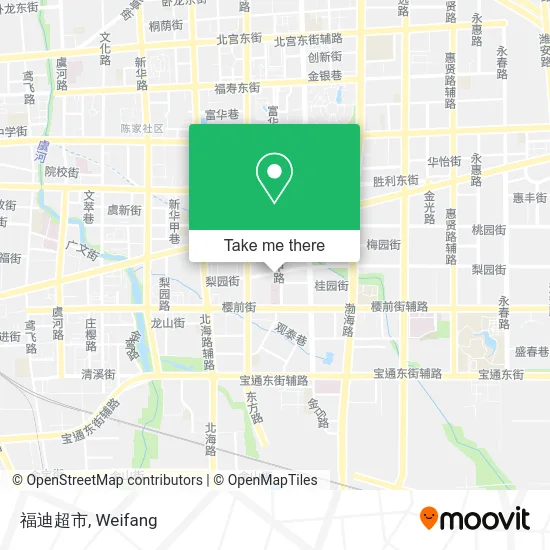 福迪超市 map