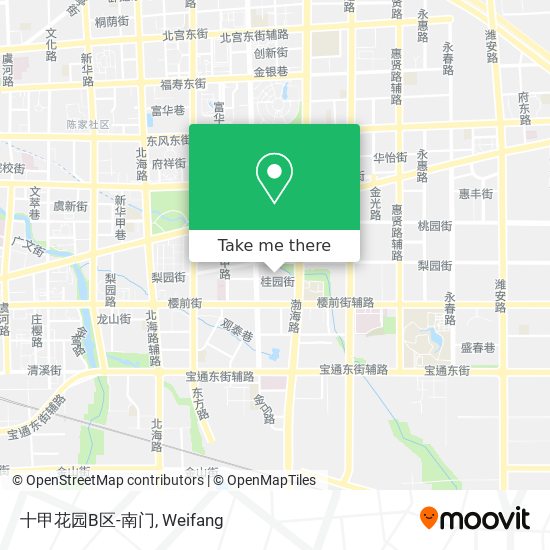 十甲花园B区-南门 map
