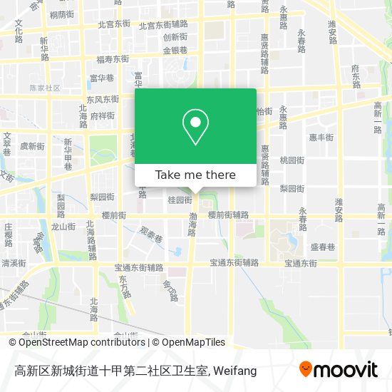 高新区新城街道十甲第二社区卫生室 map
