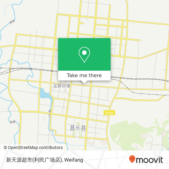 新天源超市(利民广场店) map