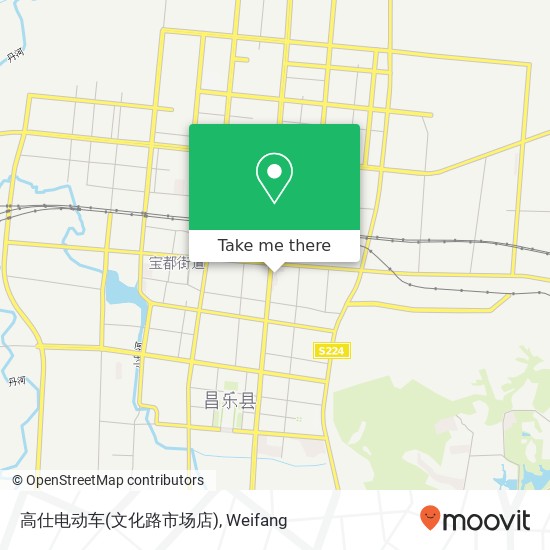 高仕电动车(文化路市场店) map
