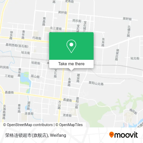 荣格连锁超市(旗舰店) map
